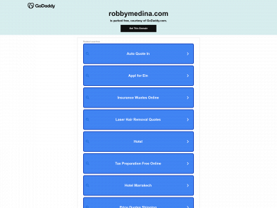 robbymedina.com snapshot