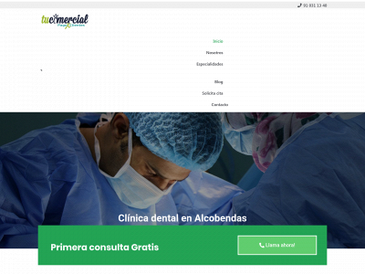 clinicasdentalesalcobendas.es snapshot