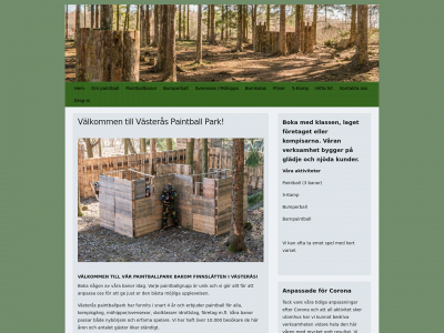 vasteraspaintballpark.se snapshot