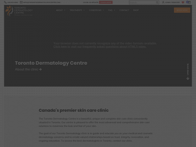 www.torontodermatologycentre.com snapshot