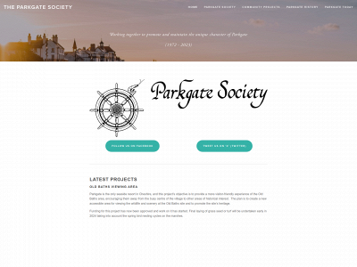 parkgatesociety.co.uk snapshot
