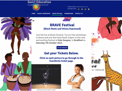 bravefestival.co.uk snapshot