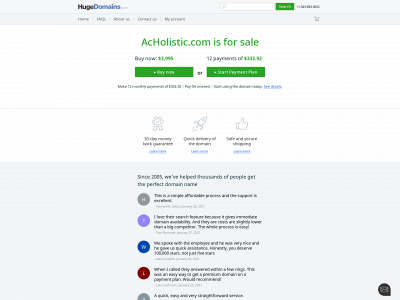 acholistic.com snapshot