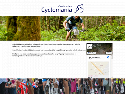 cyclomania.dk snapshot