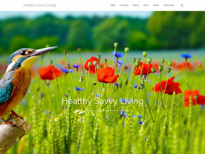 healthysavvyliving.com snapshot