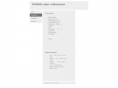 drmalik.dk snapshot