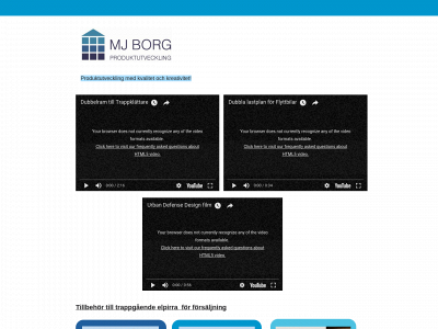 mjborgproduktutveckling.se snapshot