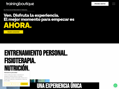 trainingboutique.es snapshot
