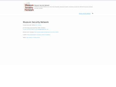msn-museumsecuritynetwork.org snapshot