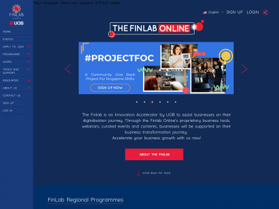 thefinlab.com snapshot