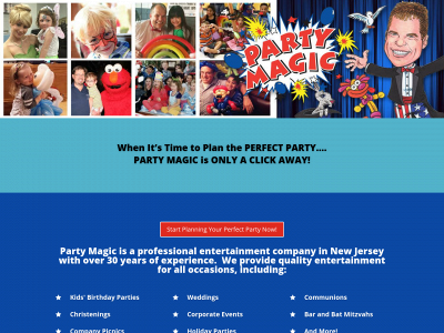 partymagicnj.com snapshot