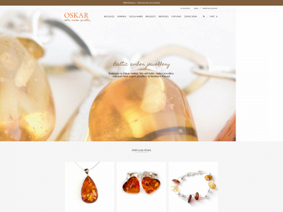 oskaramber.co.uk snapshot