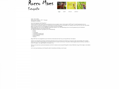 roccomaes.be snapshot