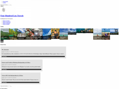 fourhundredluxtravels.com snapshot