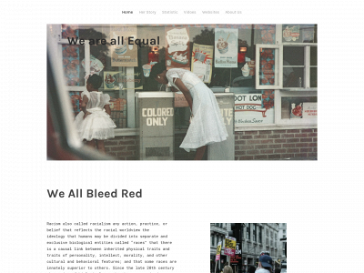racismendsnowandtodaystartswithus.weebly.com snapshot