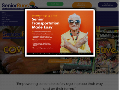 seniorruns.com snapshot
