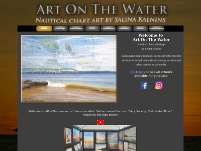 artonthewater.com snapshot