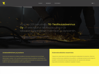 tk-teollisuusasennus.fi snapshot