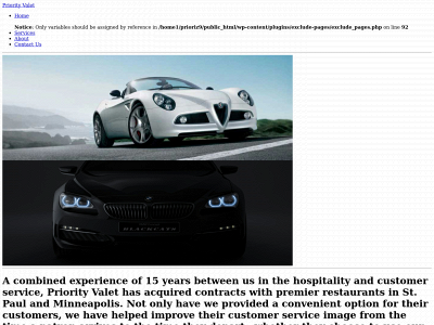 priorityvalet.com snapshot