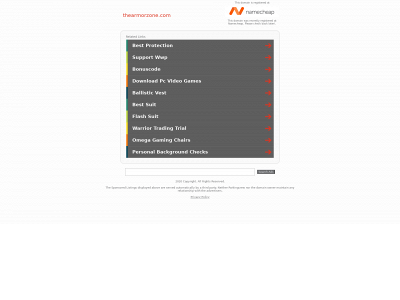 thearmorzone.com snapshot