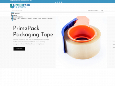 primepacksupplies.com snapshot