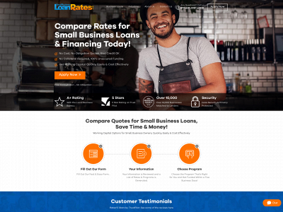 smallbusinessloanrates.com snapshot