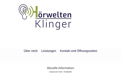 hoerwelten-klinger.de snapshot