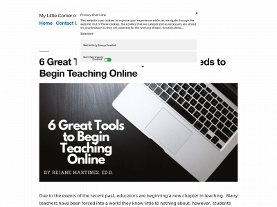 mylittlecorneroftheclassroom.com snapshot
