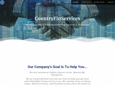 countryfinservices.in snapshot