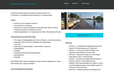 wasserwanderrastplatz-strodehne.de snapshot
