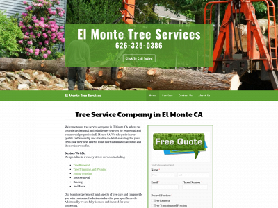 www.elmontetreeservices.com snapshot