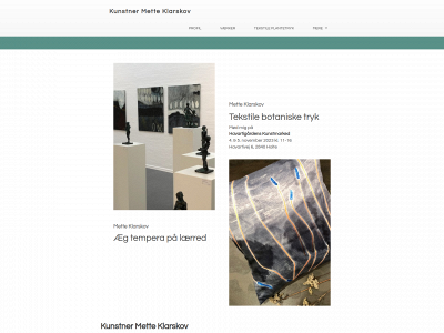 mette-klarskov.dk snapshot