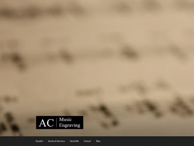 acmusicengraving.com snapshot
