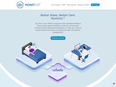 monitairhealth.com snapshot
