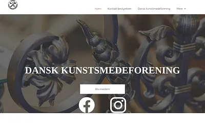 kunstsmedeforeningen.dk snapshot