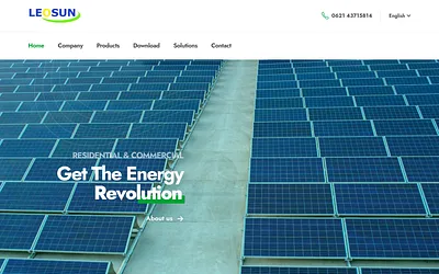 leosun-energy.com snapshot