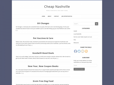 cheapnashville.com snapshot