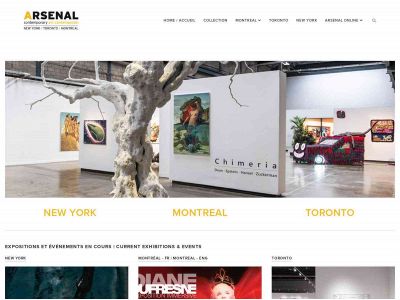 arsenalcontemporary.com snapshot