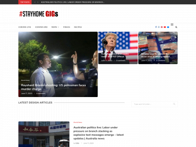 stayhomegigs.com snapshot