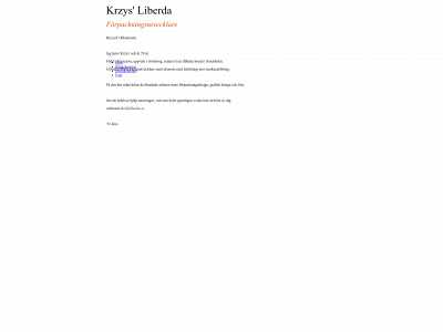 liberda.se snapshot