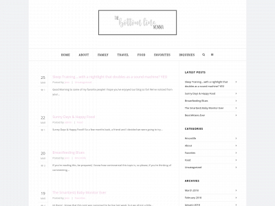 thebottomlinemomma.com snapshot