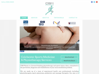csmphysio.co.uk snapshot