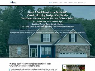 carolinaroofingdesigns.com snapshot