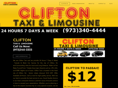 www.cliftontaxi.net snapshot