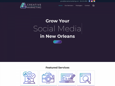 lacreativemarketing.com snapshot