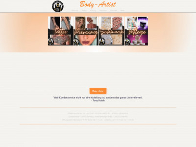 body-artist.de snapshot