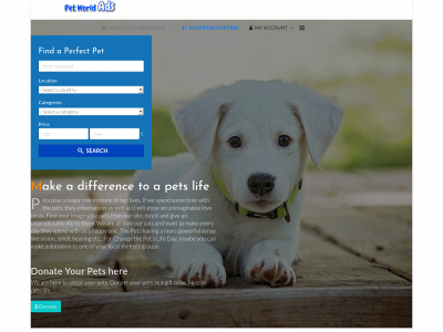 petworldads.com snapshot
