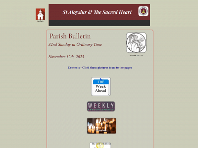 staloysius-sacredheart.co.uk snapshot
