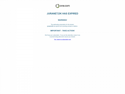 juranet.dk snapshot