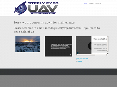 steelyeyeduav.com snapshot